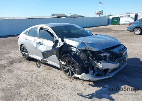 2019 Honda Civic Sport from USA, damaged, VIN 19XFC2F8XKE003394